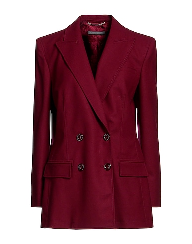 ALBERTA FERRETTI Blazer Burgundy 96% Virgin Wool, 4% Elastane