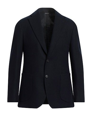 GIAMPAOLO Blazer Midnight blue 65% Wool, 30% Polyester, 5% Other Fibres
