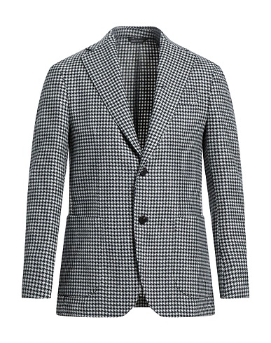 GIAMPAOLO Blazer Midnight blue 70% Wool, 25% Polyamide, 5% Polyester