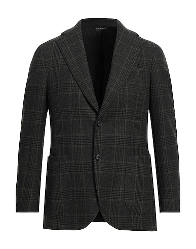 GIAMPAOLO Blazer Dark green 50% Wool, 35% Polyester, 10% Polyamide, 5% Other Fibres, Viscose