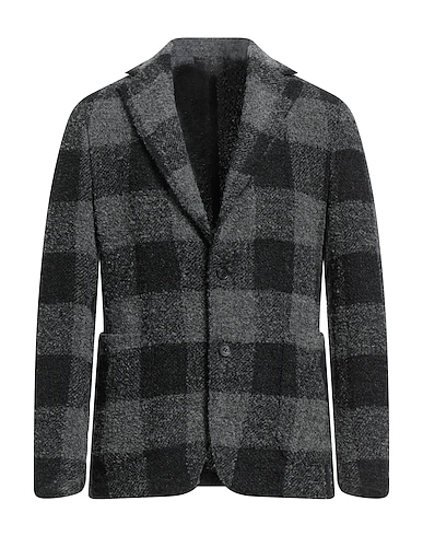 GIAMPAOLO Blazer Lead 42% Virgin Wool, 24% Polyester, 19% Textile fibres, 15% Alpaca wool