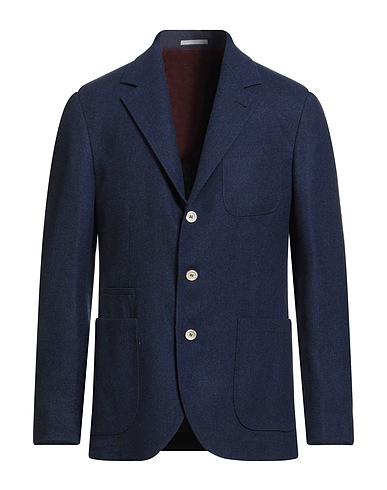BRUNELLO CUCINELLI Blazer Navy blue 89% Wool, 6% Silk, 5% Cashmere