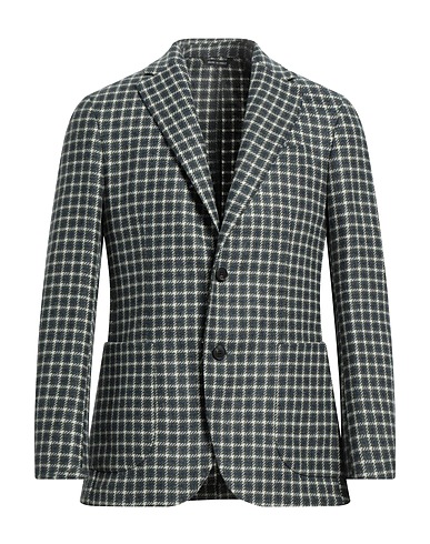 GIAMPAOLO Blazer Military green 75% Wool, 20% Polyamide, 5% Other Fibres