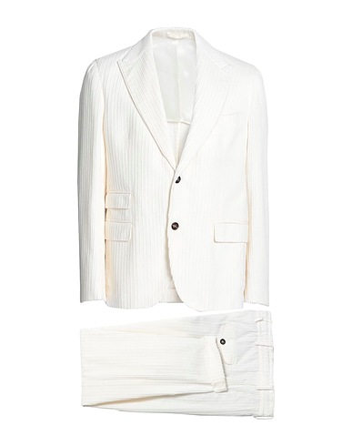 ELEVENTY Suits Ivory 91% Cotton, 9% Cashmere