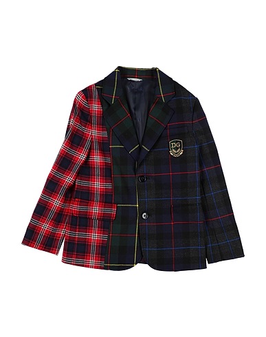 DOLCE&GABBANA Blazer Red 95% Virgin Wool, 4% Polyamide, 1% Elastane