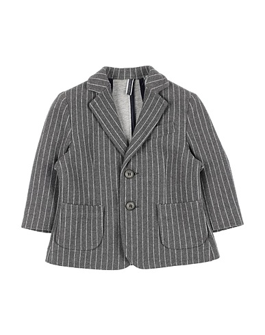 BYBLOS Blazer Grey 64% Cotton, 36% Polyester