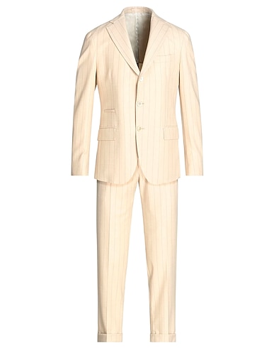 ELEVENTY Suits Beige 96% Wool, 3% Cashmere, 1% Elastane