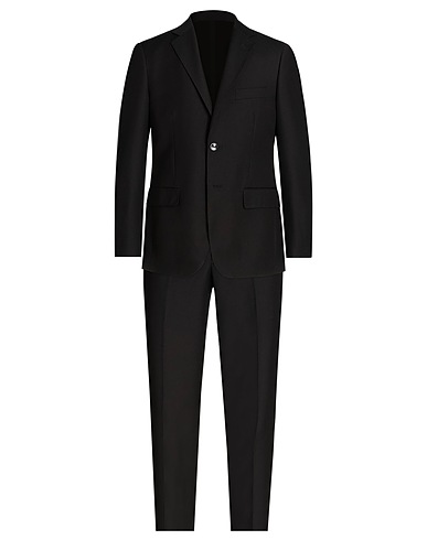 HERMAN & SONS Suits Black 80% Polyester, 20% Viscose