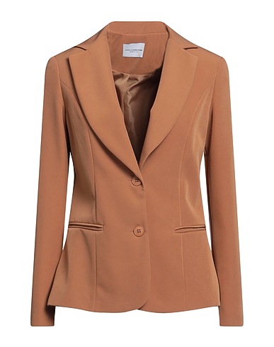 ATOS LOMBARDINI Blazer Camel 89% Polyester, 11% Elastane