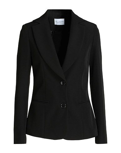 ATOS LOMBARDINI Blazer Black 89% Polyester, 11% Elastane