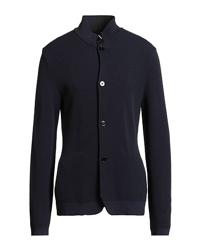 EMPORIO ARMANI Cardigan Midnight blue 65% Viscose, 35% Polyamide
