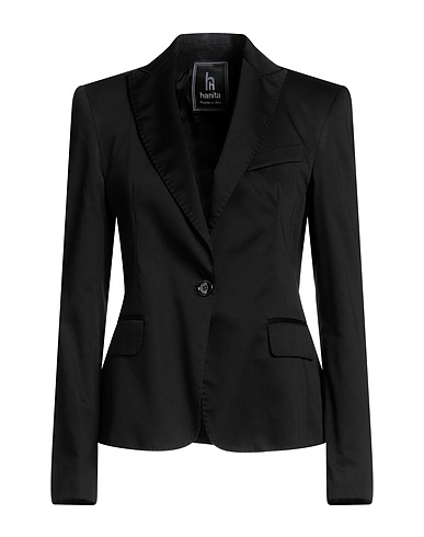 HANITA Blazer Black 97% Cotton, 3% Elastane