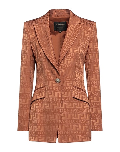 W LES FEMMES by BABYLON Giacca Cammello 100% Viscosa