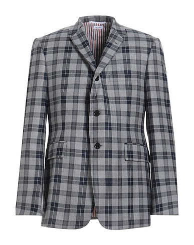 THOM BROWNE Blazer Grey 100% Wool