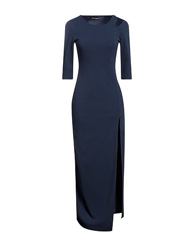 VANESSA SCOTT Vestito midi Blu navy 95% Poliestere, 5% Elastan