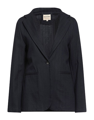 ALESSIA SANTI Blazer Midnight blue 85% Cotton, 15% Linen