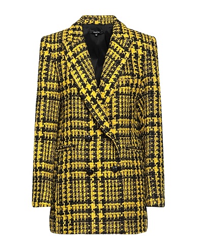 AMEN Blazer Yellow 50% Acrylic, 33% Wool, 17% Polyester