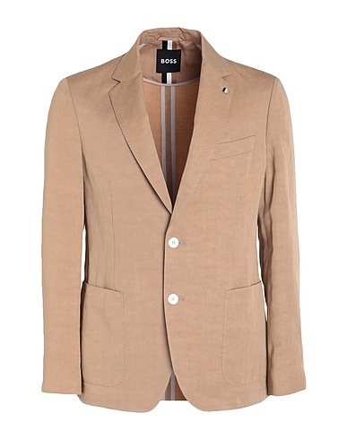 BOSS Blazers Kamel 54% Lyocell, 46% Leinen