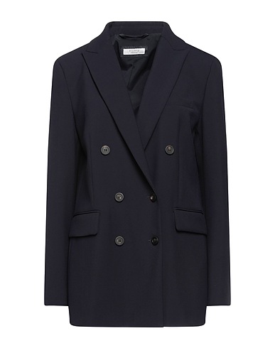 PESERICO Jackett Nachtblau 63% Polyester, 27% Viskose, 7% Baumwolle, 3% Elastan