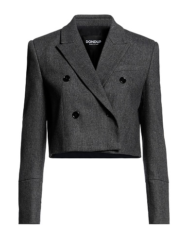 DONDUP Blazer Charcoal 34% Polyester, 33% Viscose, 32% Wool, 1% Elastane