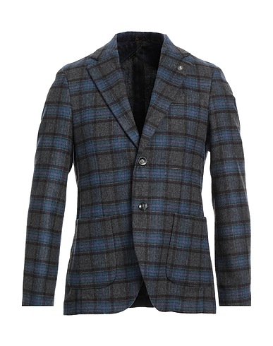 OFFICINA 36 Blazer Navy blue 65% Wool, 30% Polyester, 5% Other Fibres