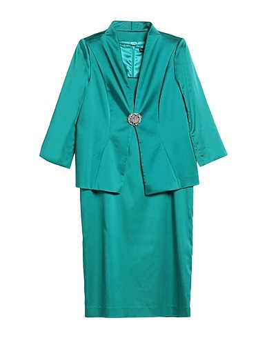 IVAN MONTESI Suit Emerald green 67% Acetate, 28% Polyamide, 5% Elastane