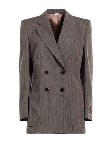 GUCCI Blazer Taupe 98% Wool, 1% Cotton, 1% Polyester, Metallic fiber
