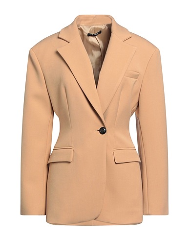 AMEN Blazer Camel 65% Polyester, 31% Viscose, 4% Elastane