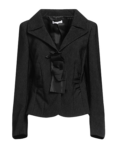 SARTORIA MILANESE Blazer Black 96% Polyester, 4% Polyamide, Acetate, Viscose