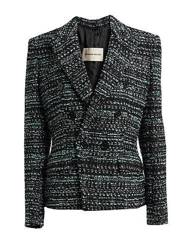 ALEXANDRE VAUTHIER Blazer Sky blue 52% Polyamide, 21% Polyester, 20% Textile fibers, 4% Cotton, 3% Wool
