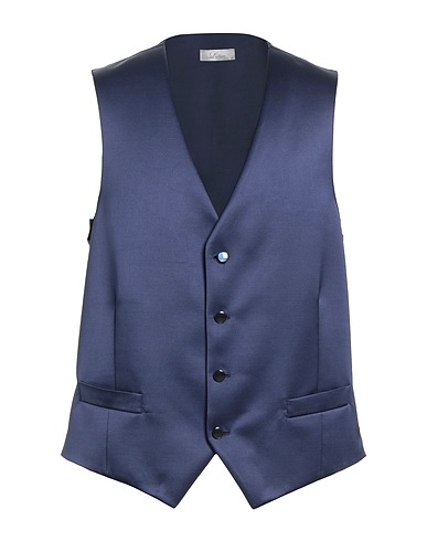 1911 LUBIAM CERIMONIA Waistcoat Blue 55% Virgin Wool, 45% Polyester