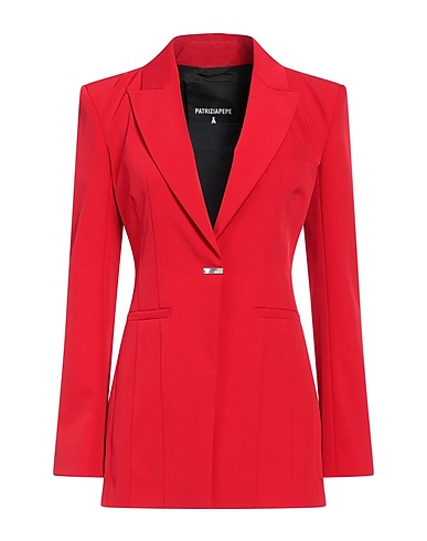 PATRIZIA PEPE Blazer Red 89% Polyester, 11% Elastane