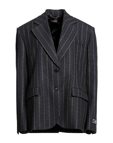 VERSACE Blazer Charcoal 96% Virgin Wool, 4% Cotton