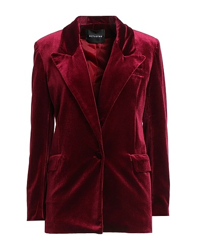 ACTUALEE Blazer Burgundy 94% Polyester, 6% Elastane