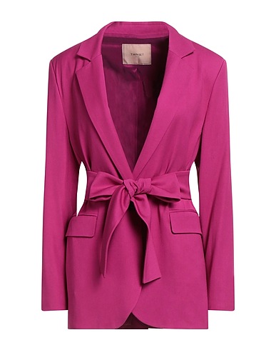 TWINSET Blazer Magenta 79% Viscose, 18% Wool, 3% Elastane