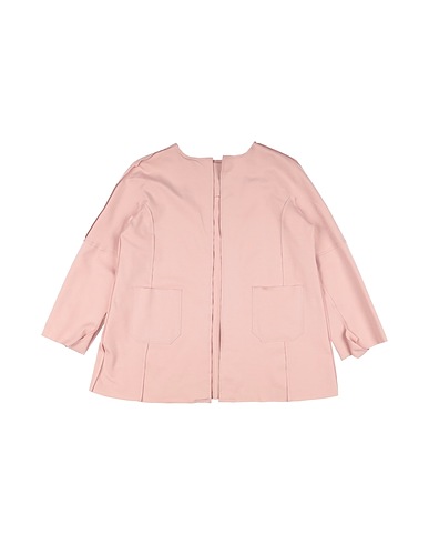 AMAYA Full-length jacket Pink 77% Polyester, 20% Viscose, 3% Elastane