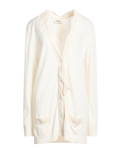 MEIMEIJ Cardigan Off white 40% Viscose, 30% Polyamide, 25% Virgin Wool, 5% Cashmere, Polyester