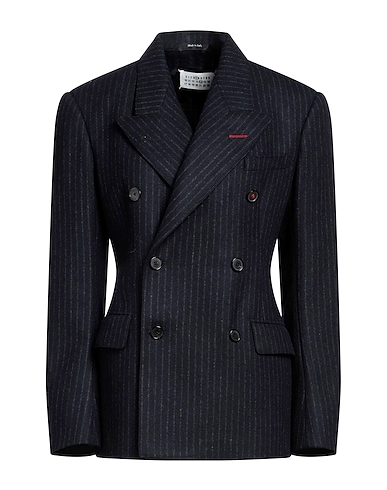 MAISON MARGIELA Blazer Midnight blue 100% Cotton