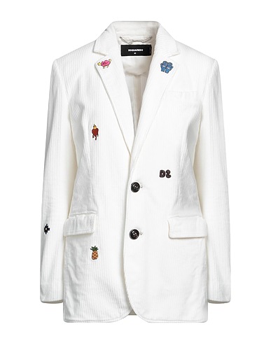 DSQUARED2 Jackett Weiß 99% Baumwolle, 1% Elastan