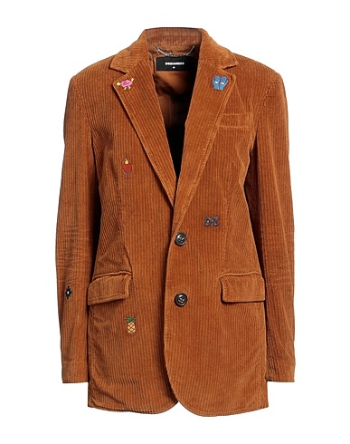 DSQUARED2 Blazer Camel 99% Cotton, 1% Elastane