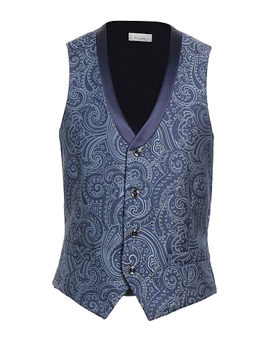 1911 LUBIAM CERIMONIA Waistcoat Navy blue 100% Polyester