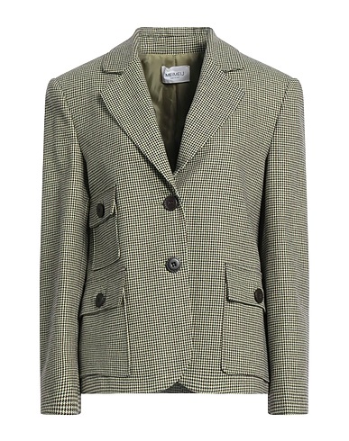 MEIMEIJ Blazer Green 30% Cotton, 30% Polyester, 25% Wool, 10% Acrylic, 5% Other Fibres
