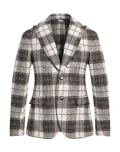 MANUEL RITZ Blazer Ivory 54% Acrylic, 24% Virgin Wool, 22% Polyester