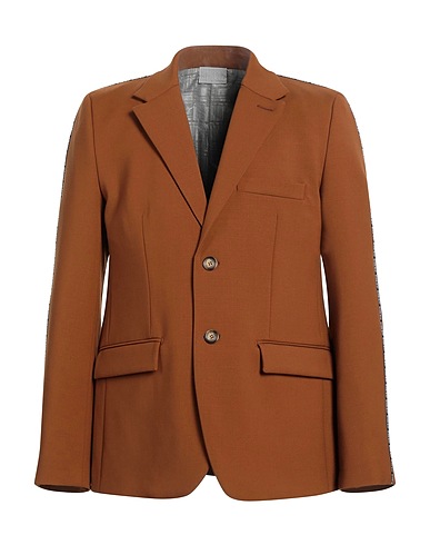 VTMNTS Blazer Marrone 93% Lana Vergine, 7% Elastan