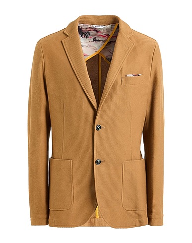 MANUEL RITZ Blazer Camel 99% Cotton, 1% Elastane