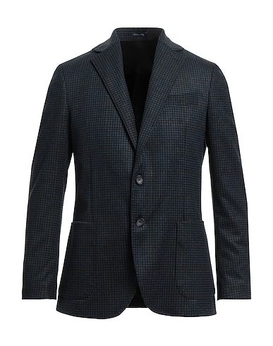 HERMAN & SONS Blazer Navy blue 65% Viscose, 30% Nylon, 5% Elastane