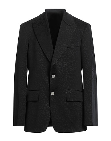 PALM ANGELS Blazer Black 50% Polyamide, 47% Viscose, 3% Elastane, Acetate