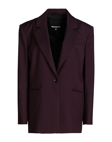 PATRIZIA PEPE Blazer Plum 67% Polyester, 31% Viscose, 2% Elastane