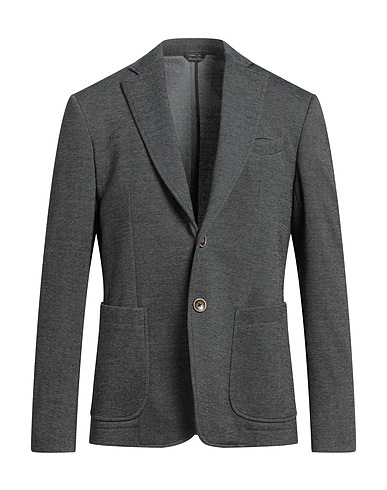 DOMENICO TAGLIENTE Blazer Lead 48% Cotton, 41% Linen, 9% Polyester, 2% Elastane