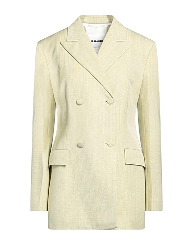 JIL SANDER Blazer Light green 57% Viscose, 43% Silk
